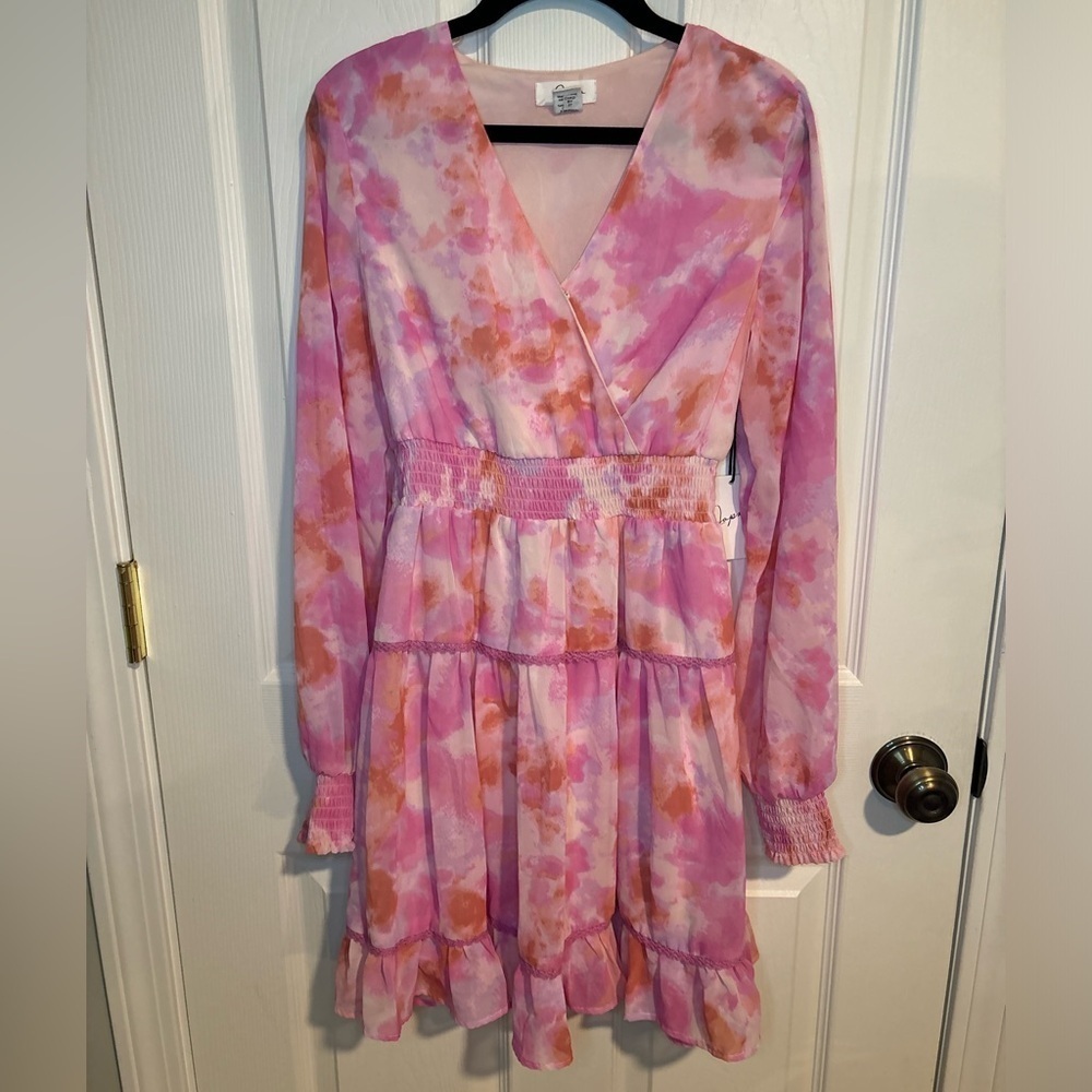 Japna watercolor Long Sleeve Dress S